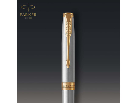 PARKER Stylo à bille SONNET Acier G.T.