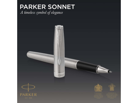 PARKER Stylo roller SONNET Acier C.T.