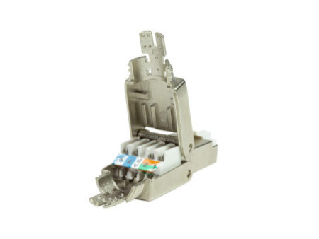 LogiLink Connecteur RJ45 mâle, montage sans outil, Cat.8.1