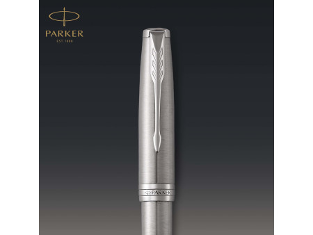 PARKER Stylo roller SONNET Acier C.T.
