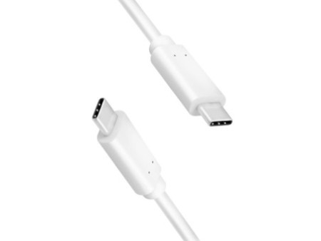 LogiLink Câble USB 3.1, USB-C - USB-C mâle, 1,0 m, blanc