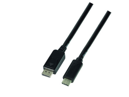LogiLink Câble de connexion USB-C - DisplayPort, 3,0 m, noir