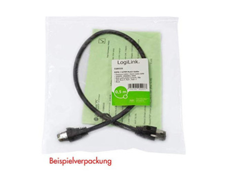 LogiLink Câble patch premium, Cat. 8.1, S/FTP, 1,5 m, noir