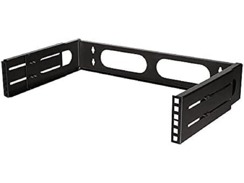 LogiLink Support mural 19', 2 U, noir (RAL9003)