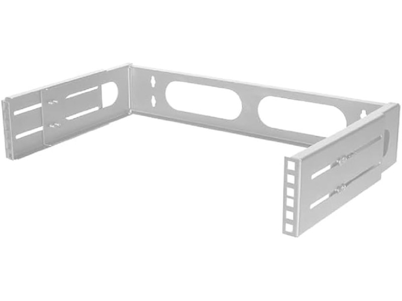 LogiLink Support mural 19', 2 U, gris clair (RAL7035)