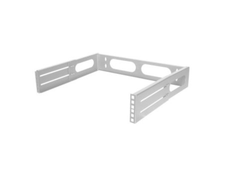 LogiLink Support mural 19', 2 U, gris clair (RAL7035)