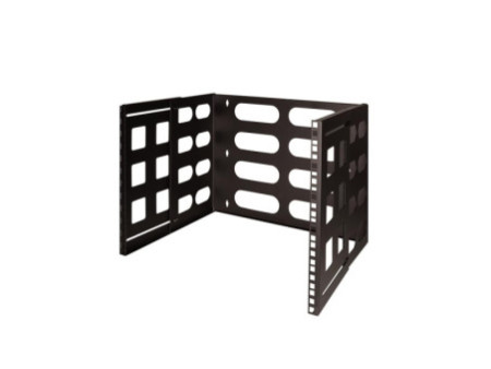 LogiLink Support mural 19', 8 U, noir (RAL9003)