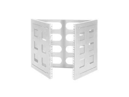LogiLink Support mural 19', 8 U, gris clair (RAL7035)