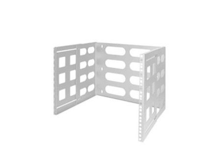LogiLink Support mural 19', 8 U, gris clair (RAL7035)