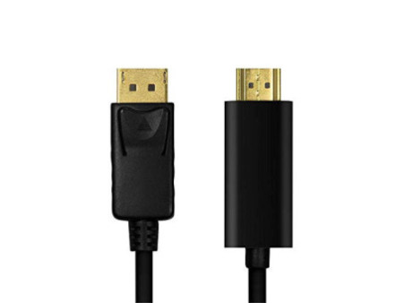 LogiLink Câble de connexion DisplayPort 1.2-HDMI 1.4, 1,0 m