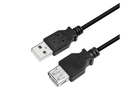 LogiLink Rallonge USB 2.0, 3,0 m, noir
