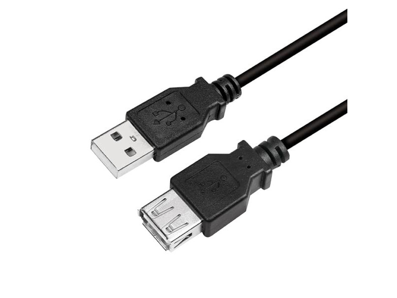 LogiLink Rallonge USB 2.0, 3,0 m, noir