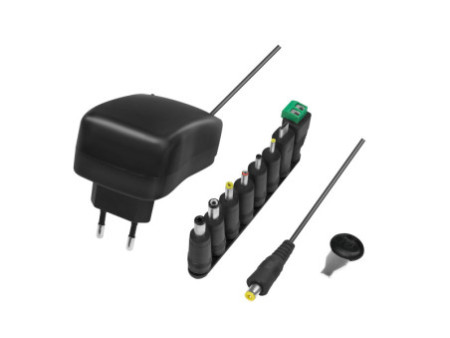 LogiLink Chargeur universel avec port USB, 24 Watt, noir