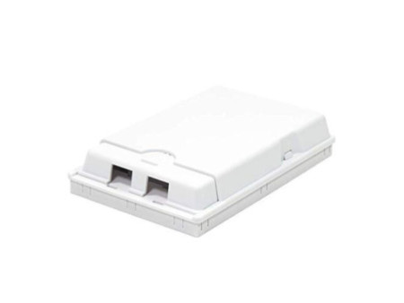 LogiLink Boîtier de raccordement FTTH, double, blanc