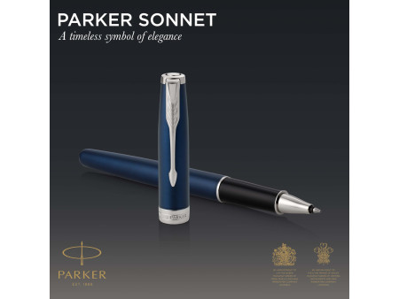 PARKER Stylo roller SONNET Bleu Subtile C.T.
