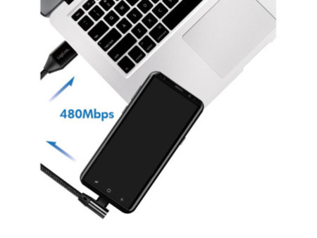 LogiLink Câble USB 2.0, USB-A - USB-C mâle, 0,3 m, noir