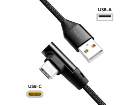 LogiLink Câble USB 2.0, USB-A - USB-C mâle, 1,0 m, noir