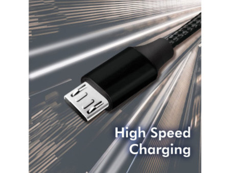 LogiLink Câble USB 2.0, USB-A - Micro USB, 0,3 m, noir