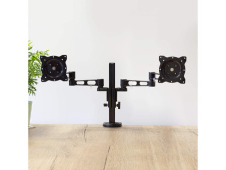 LogiLink Bras support pour écran, 2 écrans
