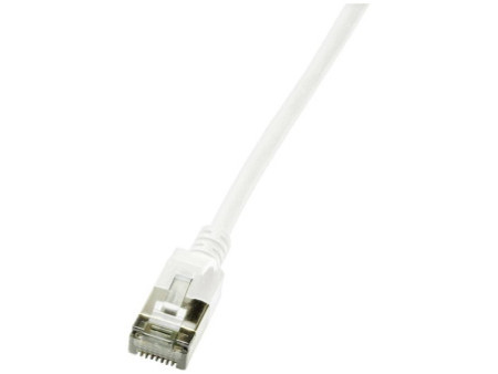 LogiLink Câble patch Ultraflex, Cat. 6A, U/FTP, 0,5 m, blanc