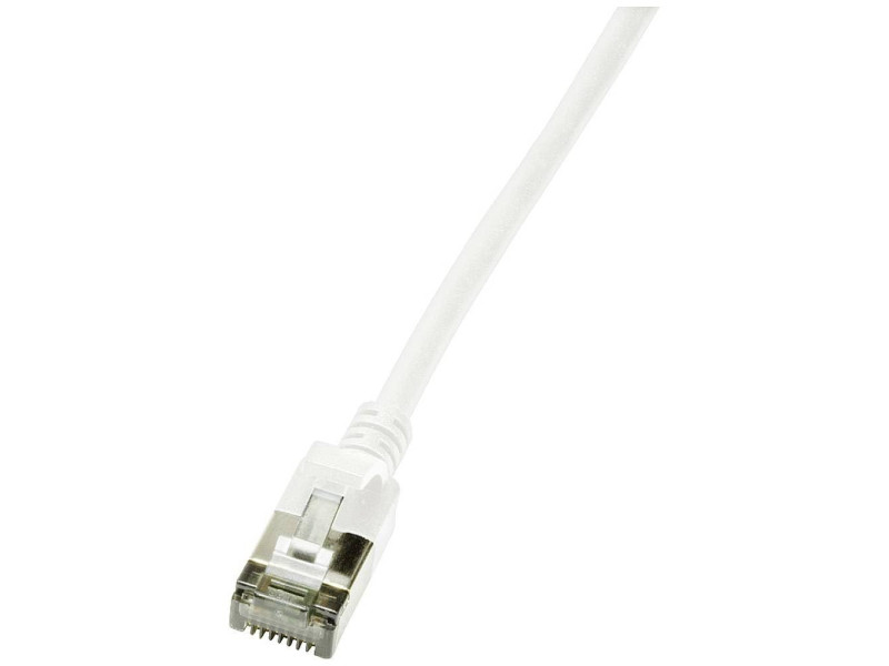 LogiLink Câble patch Ultraflex, Cat. 6A, U/FTP, 0,5 m, blanc