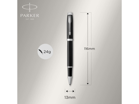 PARKER Stylo roller IM Laque Noire C.T.