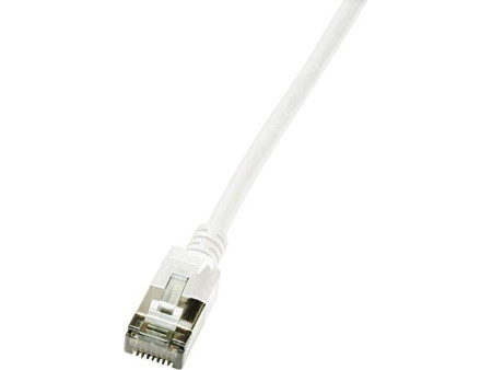 LogiLink Câble patch Ultraflex, Cat. 6A, U/FTP, 5,0 m, blanc