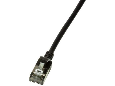LogiLink Câble patch Ultraflex, Cat. 6A, U/FTP, 0,5 m, noir
