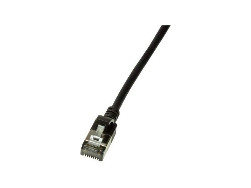 LogiLink Câble patch Ultraflex, Cat. 6A, U/FTP, 0,5 m, noir