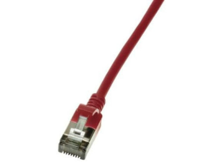 LogiLink Câble patch Ultraflex, Cat. 6A, U/FTP, 0,3 m, rouge