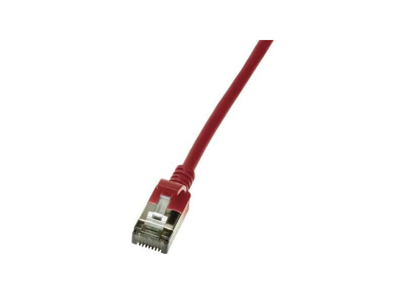 LogiLink Câble patch Ultraflex, Cat. 6A, U/FTP, 0,3 m, rouge
