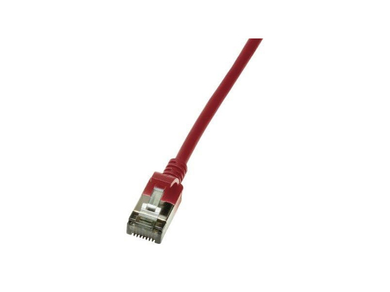 LogiLink Câble patch Ultraflex, Cat. 6A, U/FTP, 0,5 m, rouge