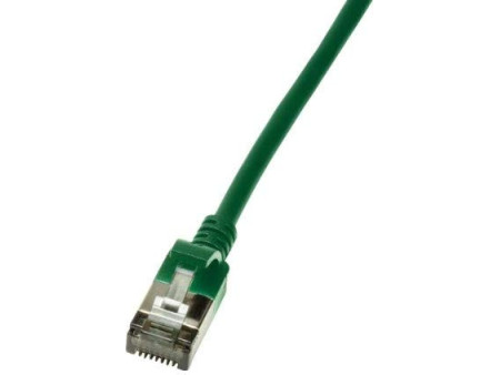 LogiLink Câble patch Ultraflex, Cat. 6A, U/FTP, 0,5 m, vert