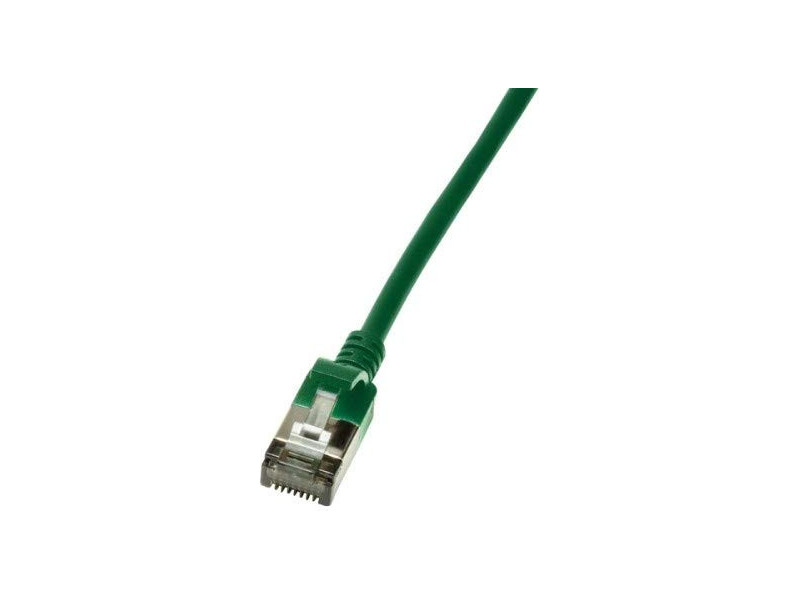 LogiLink Câble patch Ultraflex, Cat. 6A, U/FTP, 0,5 m, vert