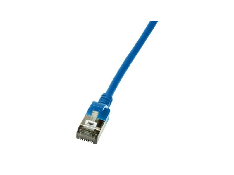 LogiLink Câble patch Ultraflex, Cat. 6A, U/FTP, 0,5 m, bleu