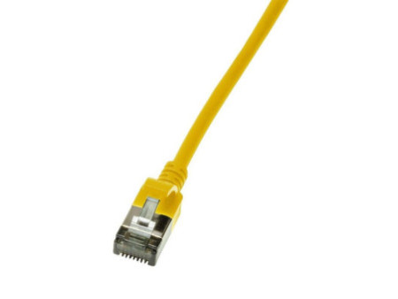 LogiLink Câble patch Ultraflex, Cat. 6A, U/FTP, 1,0 m, jaune