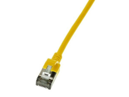 LogiLink Câble patch Ultraflex, Cat. 6A, U/FTP, 5,0 m, jaune