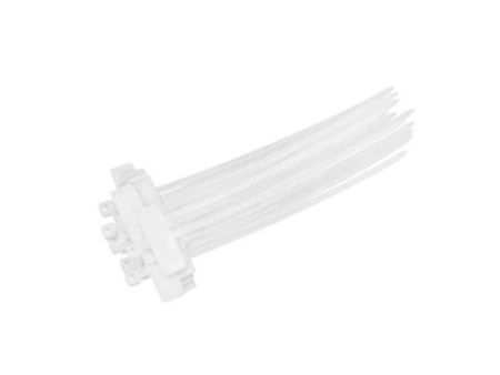 LogiLink Attache-câbles avec champ d'inscription, blanc