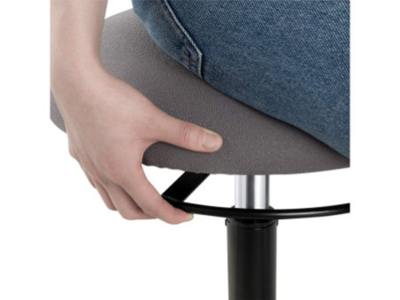 LogiLink Tabouret, hauteur réglable, noir