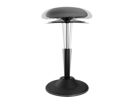 LogiLink Tabouret, hauteur réglable, noir