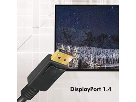 LogiLink Câble de raccordement DisplayPort 1.4, 5,0 m, noir