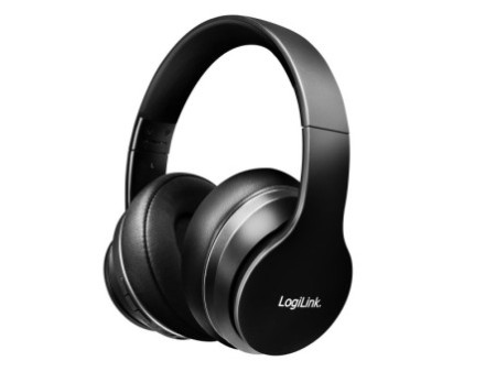 LogiLink Casque Bluetooth V5.0 Active Noise Cancelling, noir
