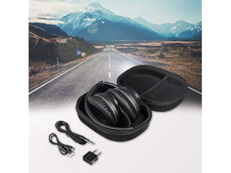 LogiLink Casque Bluetooth V5.0 Active Noise Cancelling, noir