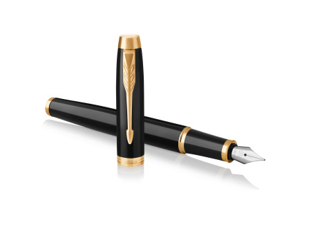PARKER Stylo plume IM Laque Noire G.T.