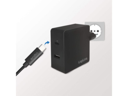 LogiLink Câble de chargement USB-C Microsoft Surface, noir