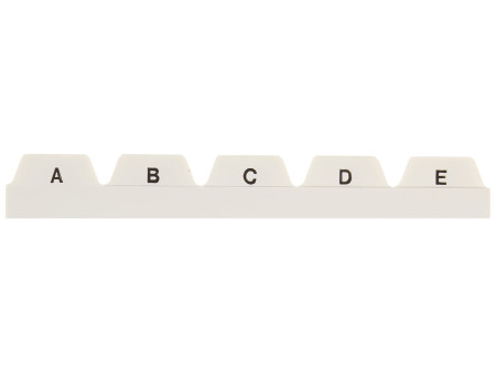 herlitz Index alphabétique, PP, A6 paysage, blanc