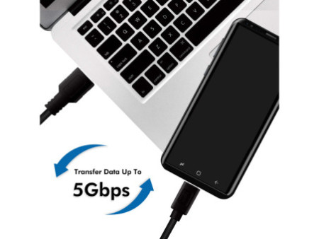LogiLink Câble USB 3.2, USB-A - USB-C, 0,5 m, noir