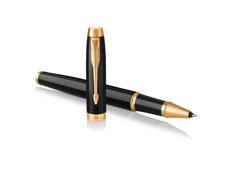PARKER Stylo roller IM Laque Noire G.T.