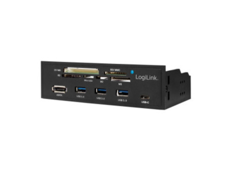 LogiLink Panneau multifonctions 5,25', lecteur de 6 cartes
