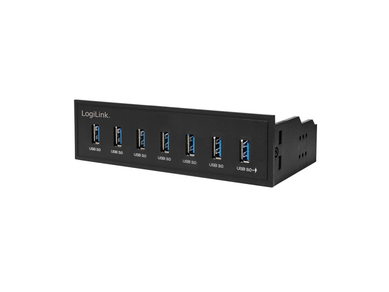 LogiLink Hub USB 3.0 de 5,25' avec port de chargement rapide